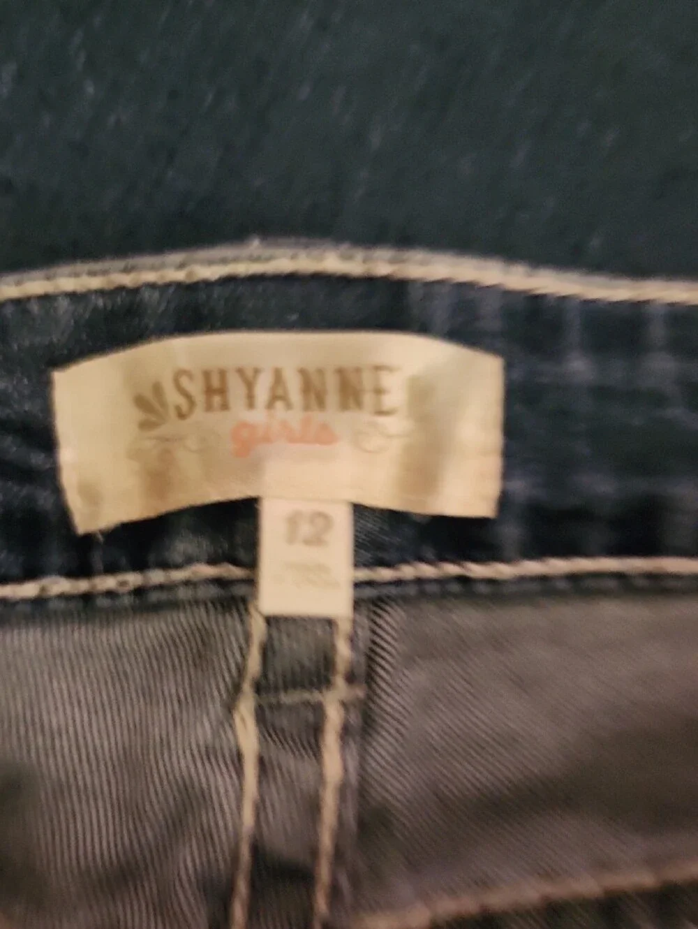 Shyanne Girls Blue Flare Jeans
